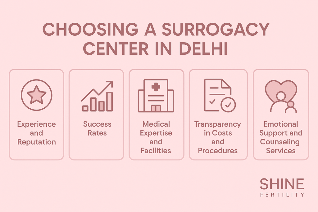 Choosing a Surrogacy Centre in Delhi Shinefertility